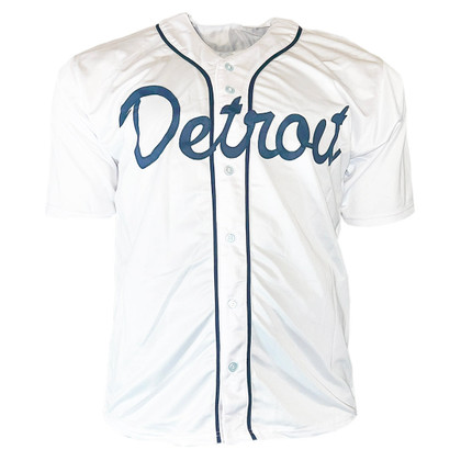 Darrell Evans Signed 2223 Hits 414 HR's 1984 WS Champs Inscription Detroit White Baseball Jersey (Beckett)