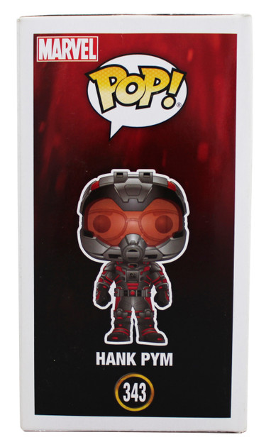 Michael Douglas Ant-Man Signed Hank Pym #343 Funko Pop Vinyl Figure JSA #AY40654