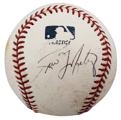 Yankees Tino Martinez Signed Practice Used Allen Selig OML Baseball BAS #BV70302