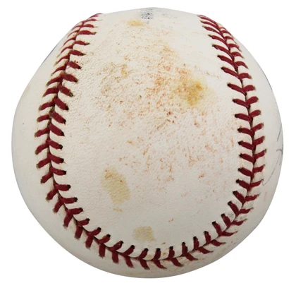 Yankees Tino Martinez Signed Practice Used Allen Selig OML Baseball BAS #BV70302