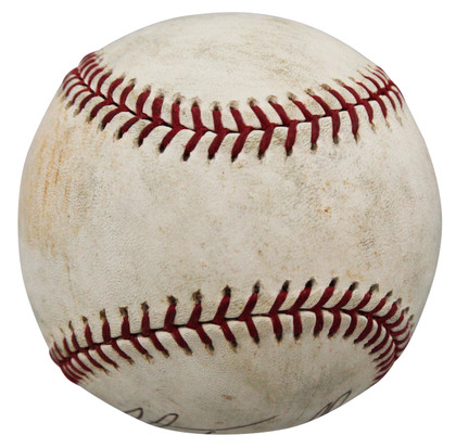 Tigers Alan Trammell Signed Practice Used Allen Selig OML Baseball BAS #BV70301