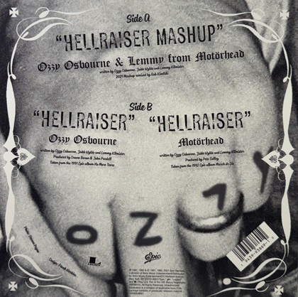 Ozzy Osbourne & Motörhead "Hellraiser" 10" Vinyl