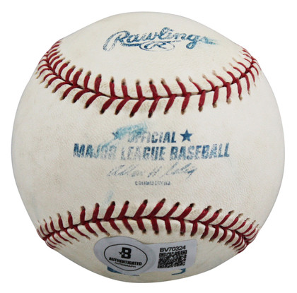 Astros Jeff Bagwell Authentic Signed Game Used Selig OML Baseball BAS #BV70324