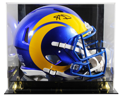 Rams Aaron Donald Authentic Signed Full Size Speed Proline Helmet W/ Case BAS
