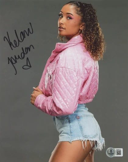 Kelani Jordan WWE NXT Authentic Signed 8x10 Vertical Photo Autographed BAS 8