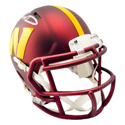 Jayden Daniels Signed Washington Commanders Speed Mini Football Helmet (Fanatics)