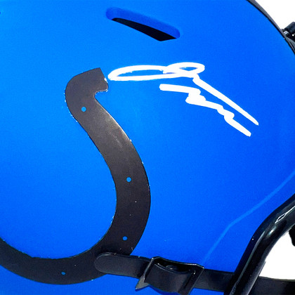 Jonathan Taylor Signed Indianapolis Colts Rave Mini Football Helmet (JSA)