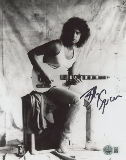 Billy Squier Musician Authentic Signed 8x10 Black & White Vertical Photo BAS 1