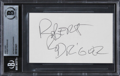 Robert Rodriguez El Mariachi Authentic Signed 3x5 Index Card BAS Slabbed 1