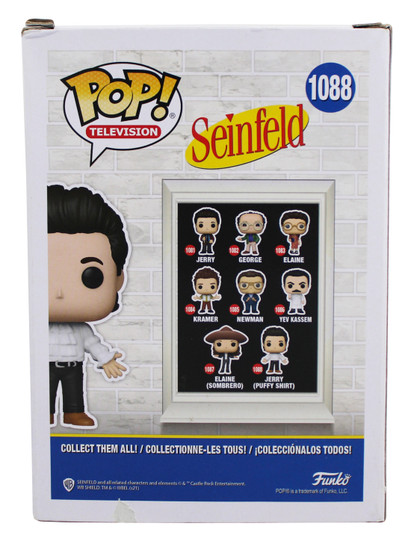 Jerry Seinfeld Authentic Signed #1088 Funko Pop Vinyl Figure PSA/DNA #AQ16896