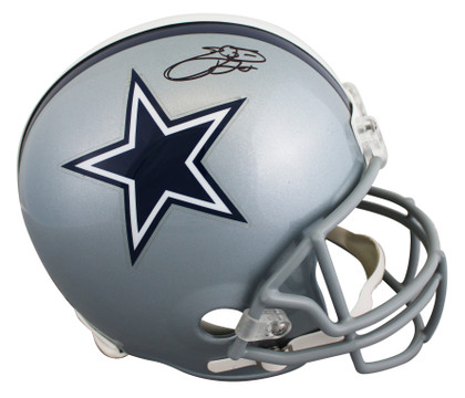Cowboys Emmitt Smith Signed VSR4 Full Size Rep Helmet BAS Witnessed #2W882087