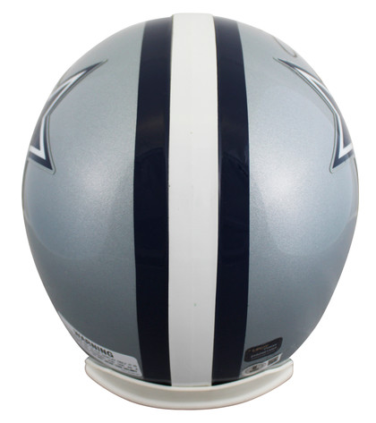 Cowboys Emmitt Smith Signed VSR4 Full Size Rep Helmet BAS Witnessed #2W882087