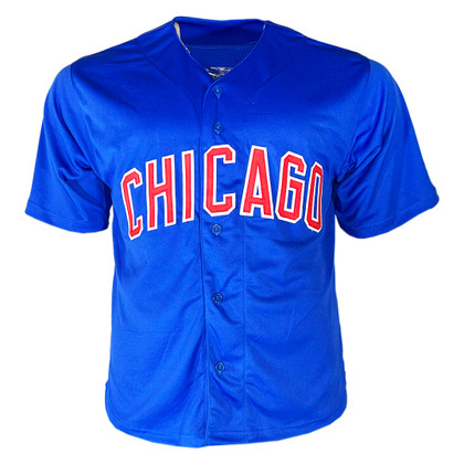 Sammy Sosa Signed Chicago Blue Signed on 2 Baseball Jersey (Beckett)
