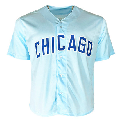 Sammy Sosa Signed Chicago Light Blue Baseball Jersey (Beckett)
