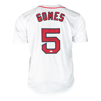 Jonny Gomes Signed Boston White Baseball Jersey (PSA)
