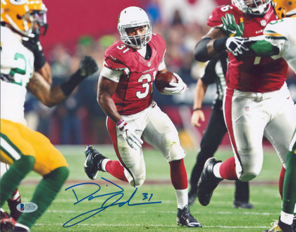 Cardinals David Johnson Authentic Signed 11x14 Photo BAS Witnessed 1
