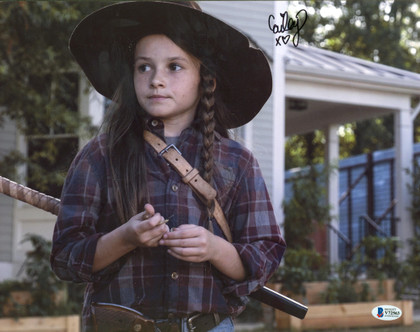 Cailey Fleming The Walking Dead Authentic Signed 11x14 Photo BAS #V72563