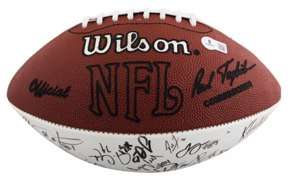 1999 Cardinals (50) Tillman, Plummer, Wadsworth Signed Official Nfl Football BAS