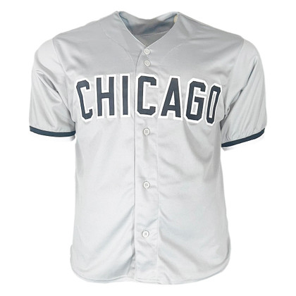 Harold Baines Signed HOF 2019 Inscription Chicago Grey Baseball Jersey (JSA)