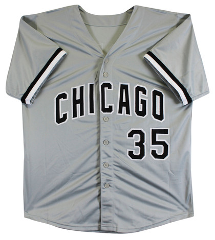 Frank Thomas Authentic Signed Grey Pro Style Jersey Autographed BAS Witnessed 2