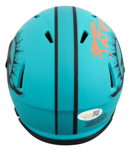 Dolphins Ricky Williams Signed Rave Speed Mini Helmet W/ Case JSA Witness