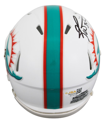 Dolphins Ricky Williams Authentic Signed Speed Mini Helmet JSA Witness