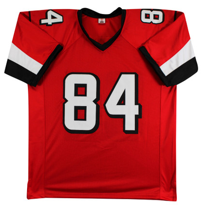 Roddy White Authentic Signed Red Pro Style Jersey Autographed BAS Witnessed