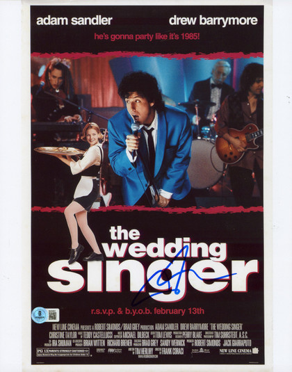 Adam Sandler The Wedding Singer Authentic Signed 11x14 Photo BAS #BV00821