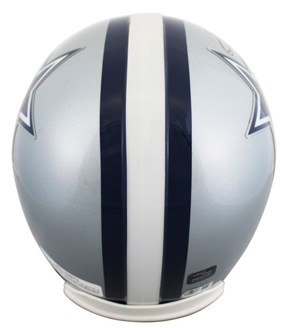 Cowboys Emmitt Smith Signed VSR4 Full Size Rep Helmet BAS Witnessed #2W882083