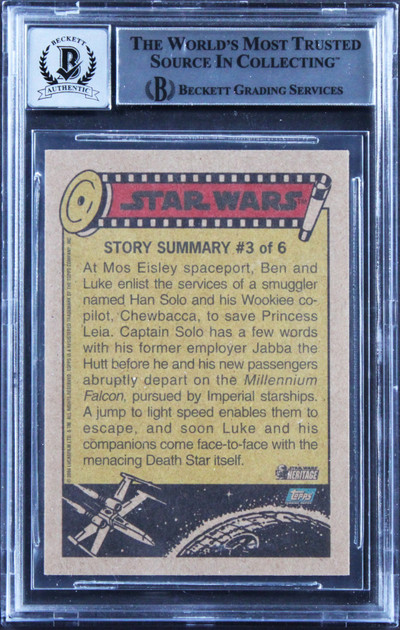 (3) Friedman +2 "SFX" Signed 2004 Star Wars Herit #3 Card Auto 10! BAS Slabbed