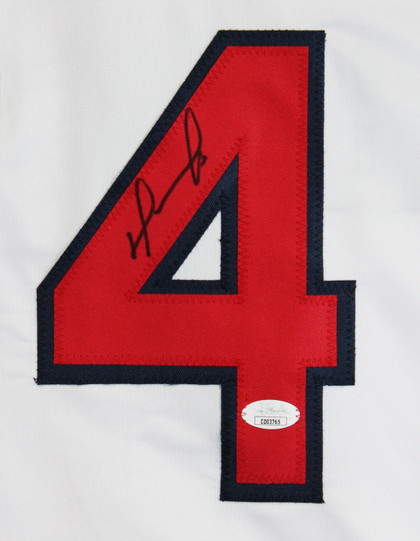 David Ortiz Authentic Signed White Pro Style Framed Jersey Autographed JSA