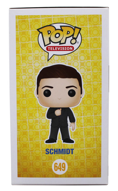 Max Greenfield New Girl Signed Schmidt #649 Funko Pop Vinyl Figure BAS #BQ56219