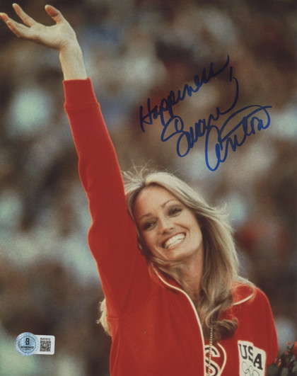Susan Anton Goldengirl "Happiness" Authentic Signed 8x10 Vertical Photo BAS 11