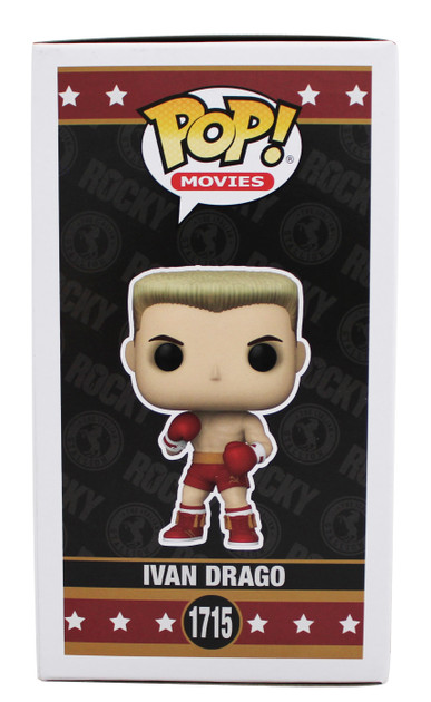 Dolph Lundgren Rocky IV Signed Ivan Drago #1715 Funko Pop Figure JSA #CF51269