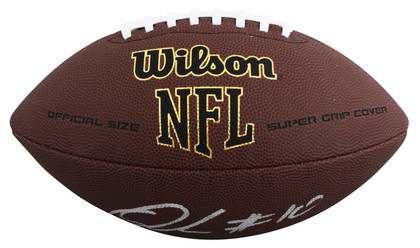 Browns Quinshon Judkins Signed Wilson Super Grip Football W/ Case BAS Witnessed