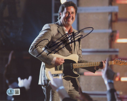 Vince Gill Country Musician Authentic Signed 8x10 Horizontal Photo BAS 11