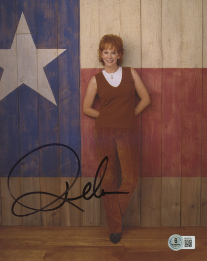 Reba McEntire The Voice Authentic Signed 8x10 Photo Autographed BAS #BV00758
