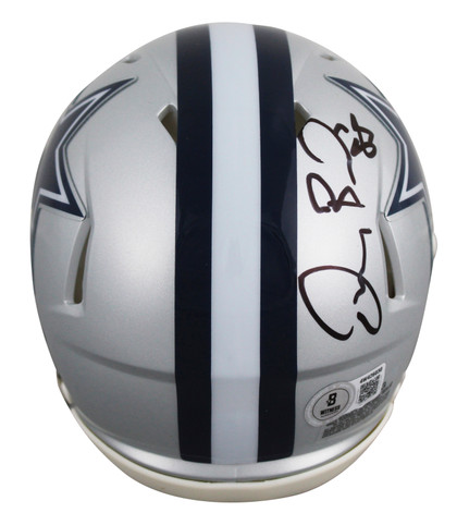 Cowboys Dez Bryant Authentic Signed Speed Mini Helmet W/ Case BAS Witnessed