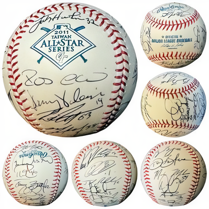 2011 Mlb All Star Taiwan Series Team Signed Oml Rawlings Baseball 26 Sigs  Beckett (Bocky/Cano/Sanderson/Guthrie)