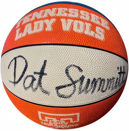Pat Summitt Signed Tennessee Lady Volunteers Ofc Baden Ltd Ed Natl Champ Basketball   Beckett 1987/1989/1991/1996