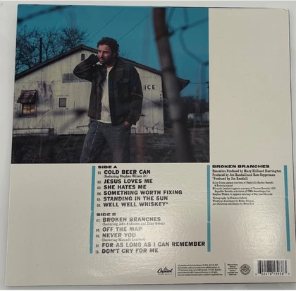 Dierks Bentley with Clear Blue Vinyl "Broken Branches"