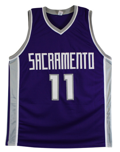 Domantas Sabonis Authentic Signed Purple Pro Style Jersey BAS Witnessed 2