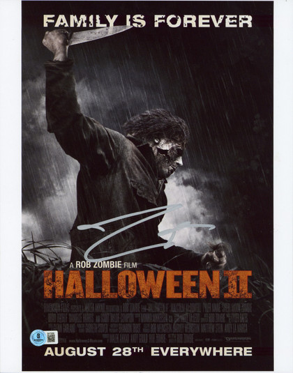 Rob Zombie Halloween II Authentic Signed 11x14 Vertical Photo BAS #BV70266