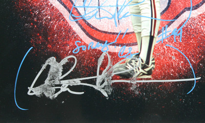 Charlie Sheen Major League "Sorry" 3x Signed 16X20 Photo BAS Witnessed #I55868