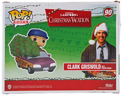 Chevy Chase Christmas Vacation "Clark" Signed #90 Funko Pop Vinyl Figure BAS 1