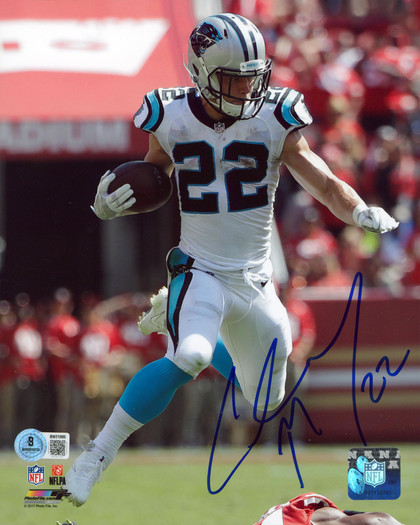Panthers Christian McCaffrey Authentic Signed 8x10 Vertical Photo BAS #BW21005