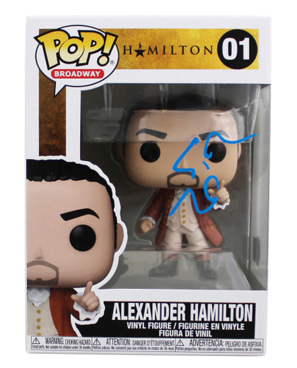 Lin-Manuel Miranda Signed Alexander Hamilton Funko Pop Vinyl Figure BAS #BV73153