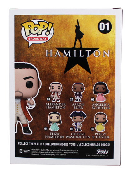 Lin-Manuel Miranda Signed Alexander Hamilton Funko Pop Vinyl Figure BAS #BV73153