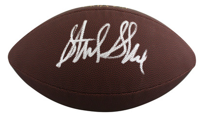 Packers Sterling Sharpe Signed Wilson Super Grip Football W/ Case BAS Witnessed