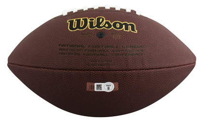 Packers Sterling Sharpe Signed Wilson Super Grip Football W/ Case BAS Witnessed